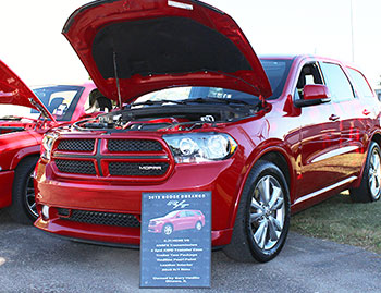 Car Show Board for a Dodge Durango